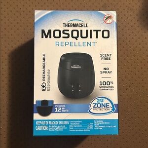 Thermacell Mosquito Repellent 20’ Protection Zone Battery Powered